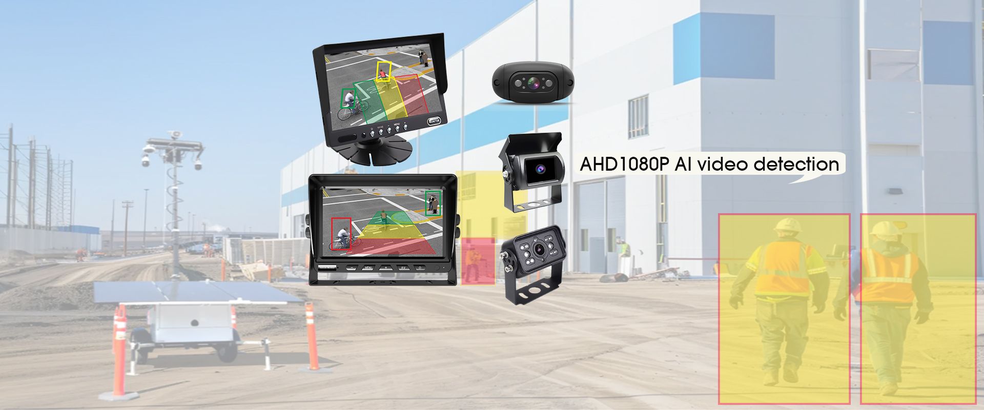 Vehicle AI Pedestrian Detection Camera